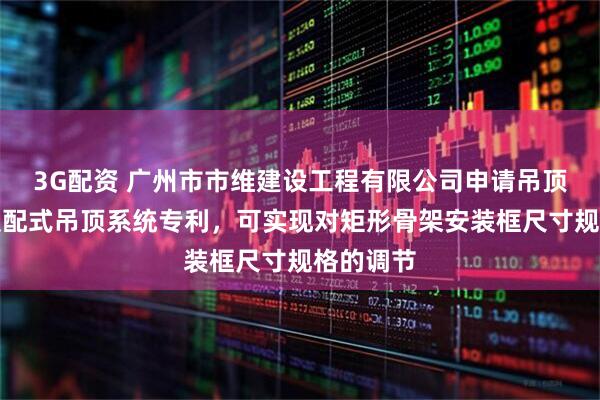 3G配资 广州市市维建设工程有限公司申请吊顶骨架及装配式吊顶系统专利，可实现对矩形骨架安装框尺寸规格的调节